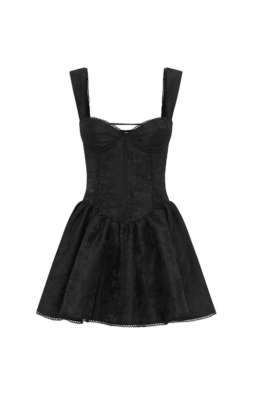 JOELLE MINI DRESS - BLACK