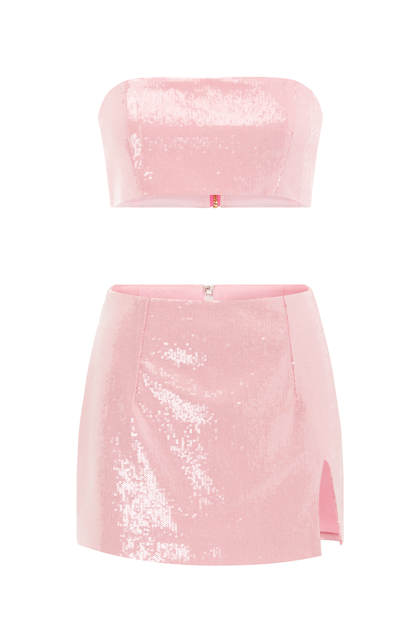 The Sequin Bandeau - Pink – Caasi Boutique