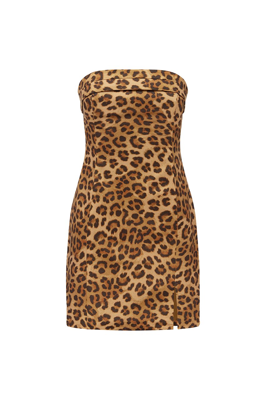 Leopard Print Cocktail Dress